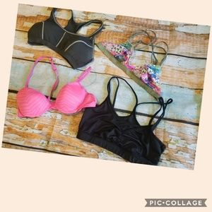 Size medium bundle of bra tops